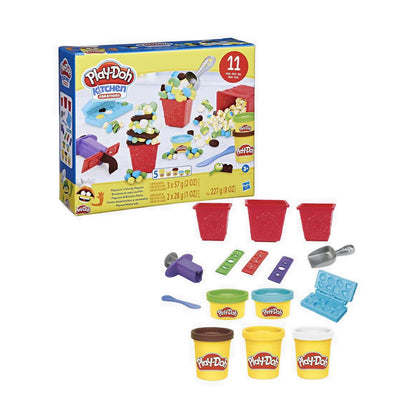 Playdoh Kitchen Creations Popcorn and Candy Playset - PDOF7397