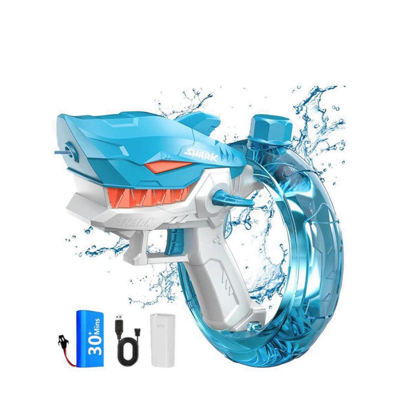 Play Time Fun Shark Electric Water Gun - PFNCPS291364 – Kidzstation