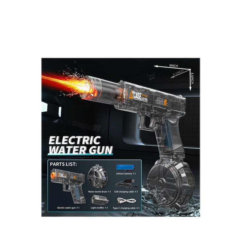 Playtime Fun Glock Water Blas Transparant Grey - PFNCPS329011