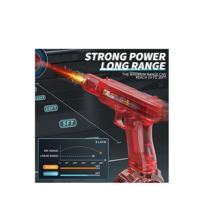 Playtime Fun Glock Water Blas Transparant Red - PFNCPS329012