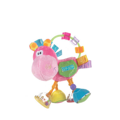 Playgro CLOPETTE ACTIVITY RATTLE PINK - PYG112056MTI