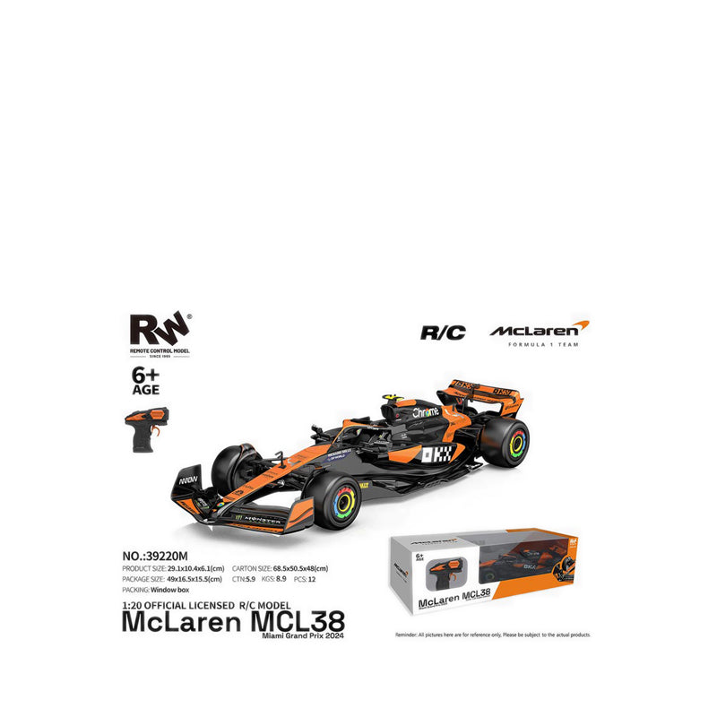 RW 1:20 Scale 2.4Ghz Formula 1 Rc Car 
McLaren