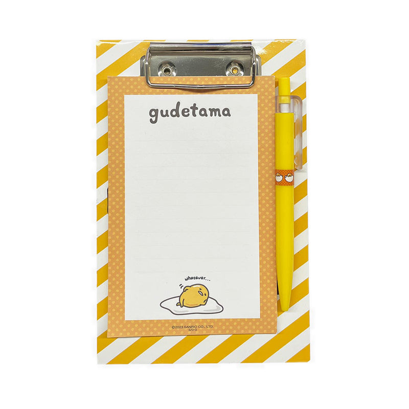 GUDETAMA NOTEPAD CLIP BOARD BENSON
