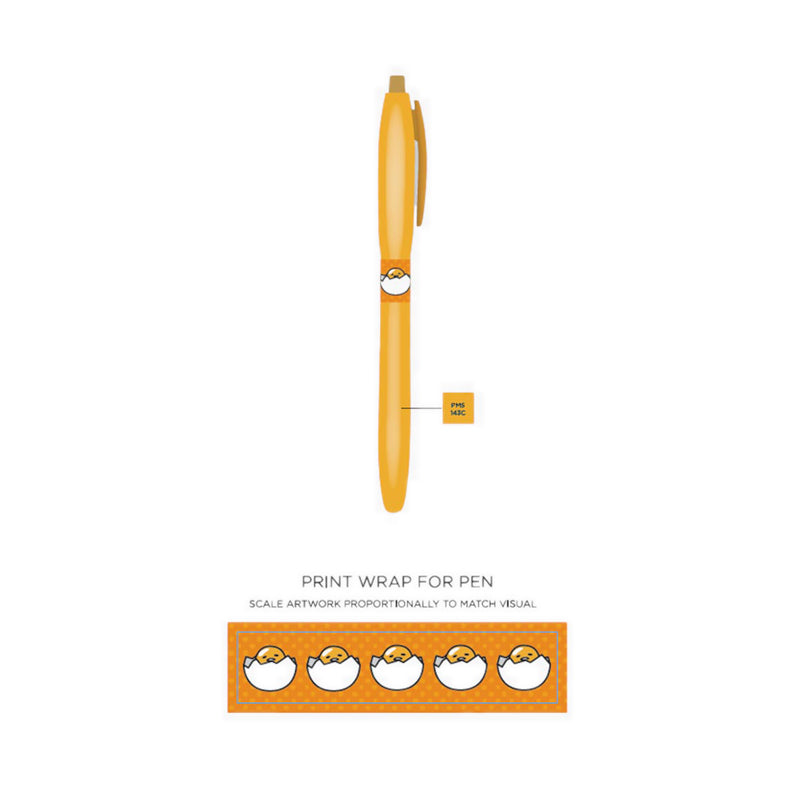 GUDETAMA NOTEPAD CLIP BOARD BENSON