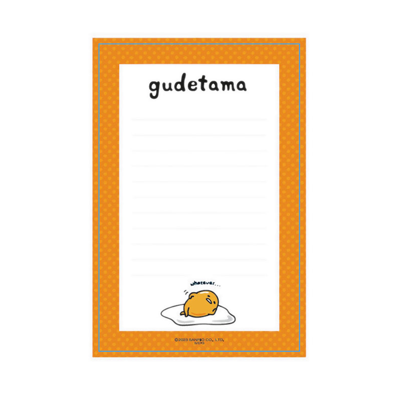 GUDETAMA NOTEPAD CLIP BOARD BENSON