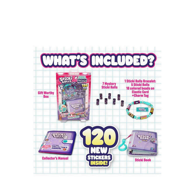 Sticki Rolls Sticki Book Pack Series 2 - SCRSR201