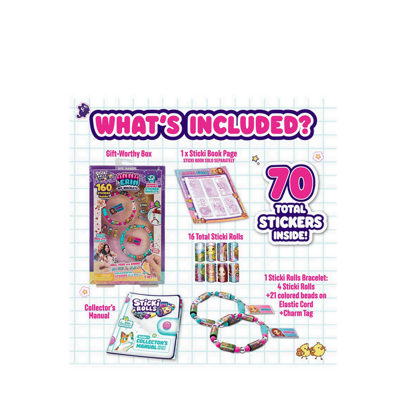 Sticki Rolls Sticki Rolls Friendship Pack Anna and Erin - SCRSR600