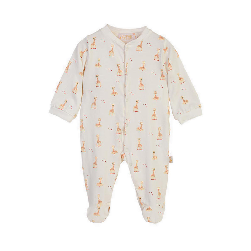 SOPHIE LA GIRAFE ROMPER SINGLE SNOW WHITE - SGF41002-027