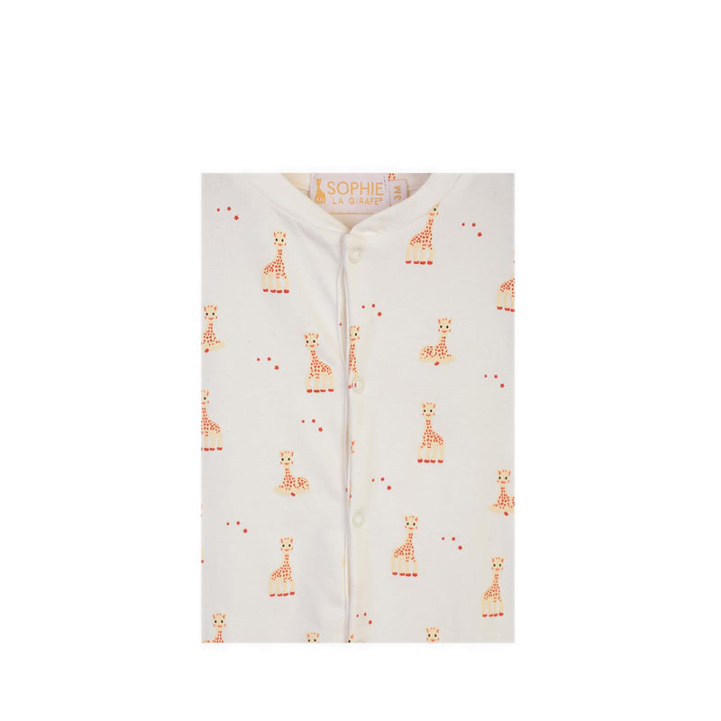 SOPHIE LA GIRAFE ROMPER SINGLE SNOW WHITE - SGF41002-027