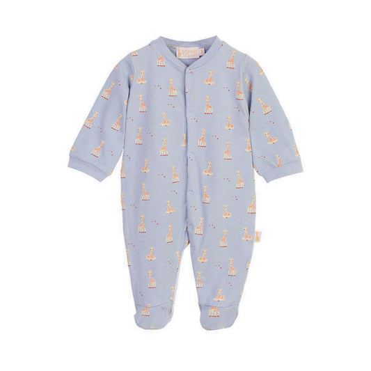 SOPHIE LA GIRAFE ROMPER SINGLE BLUE TINT - SGF41002-028