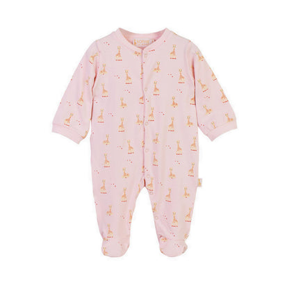 SOPHIE LA GIRAFE ROMPER SINGLE LIGHT PINK - SGF41002-029