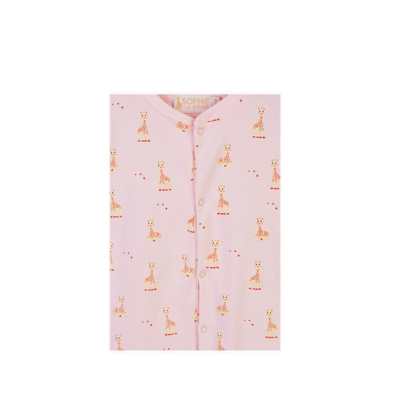 SOPHIE LA GIRAFE ROMPER SINGLE LIGHT PINK - SGF41002-029