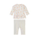SOPHIE LA GIRAFE TOP TROUSER SNOW WHITE - SGF41003-027