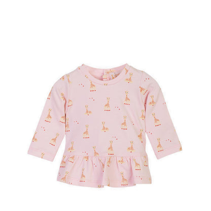 SOPHIE LA GIRAFE TOP TROUSER LIGHT PINK - SGF41003-028