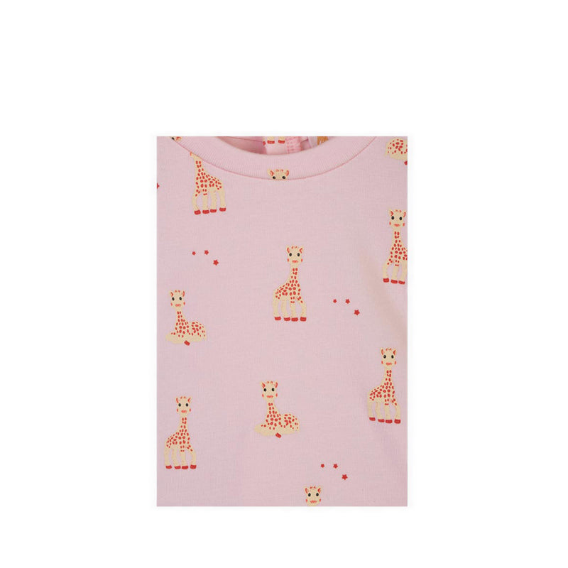 SOPHIE LA GIRAFE TOP TROUSER LIGHT PINK - SGF41003-028