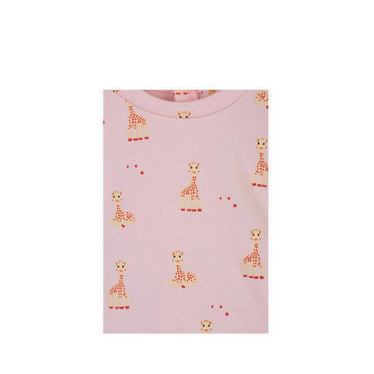 SOPHIE LA GIRAFE TOP TROUSER LIGHT PINK - SGF41003-028