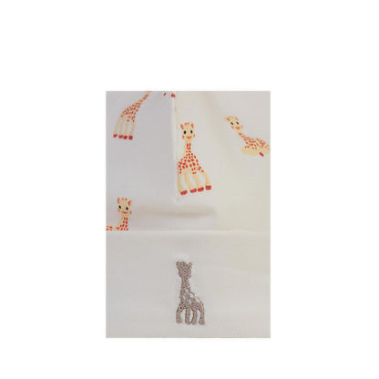 SOPHIE LA GIRAFE CAP PRINT EMBROIDER SNOW WHITE - SGF41006-027