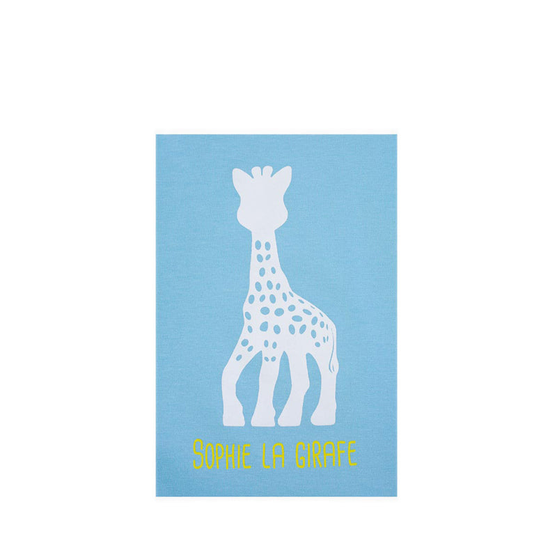 SOPHIE LA GIRAFE TSHIRT SHORT BABY BLUE - SGF41608-027