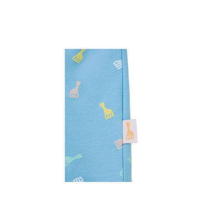 SOPHIE LA GIRAFE TSHIRT SHORT BABY BLUE - SGF41608-027