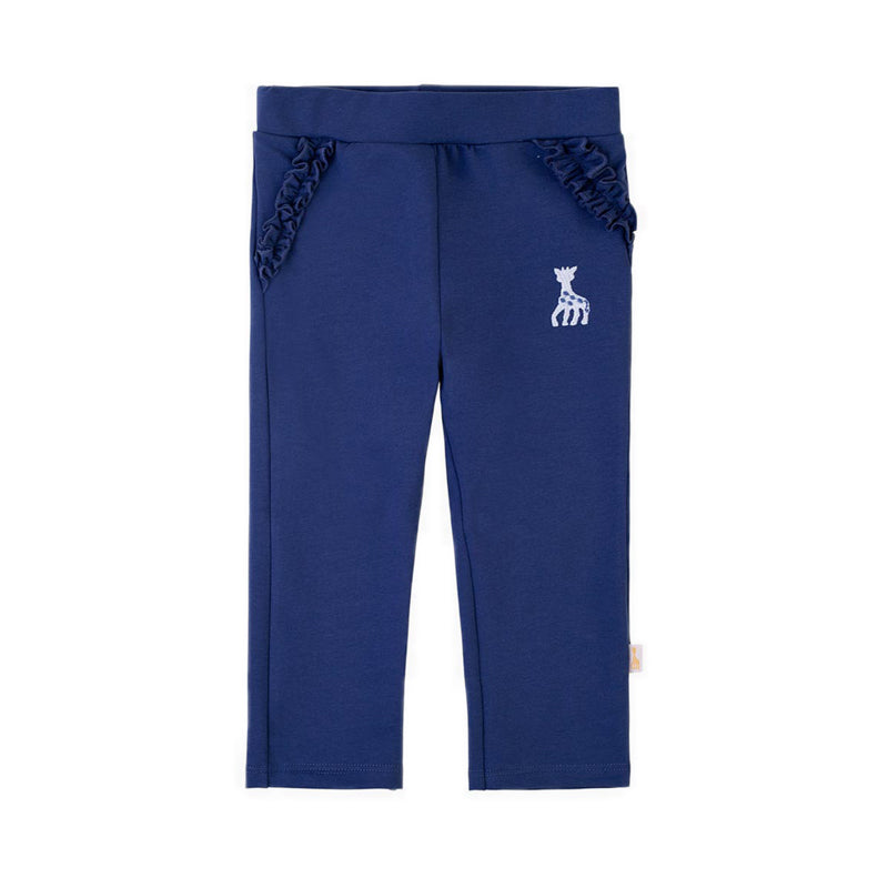 SOPHIE LA GIRAFE LEGGINGS EMBROIDERY CROWN BLUE - SGF43604-027