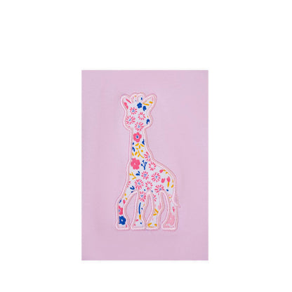 SOPHIE LA GIRAFE SHIRT EMBROIBROIDERY LILAC SNOW - SGF43606-027