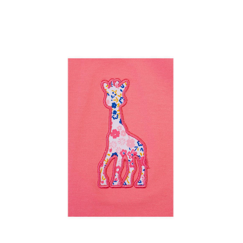 SOPHIE LA GIRAFE SHIRT EMBROIDERY BLUSH PINK - SGF43606-028