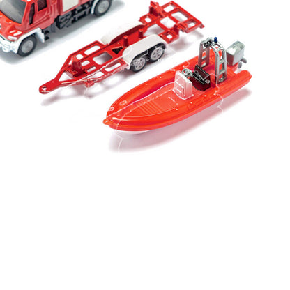 SIKU FIRE ENGINE WITH BOAT - SIK1636