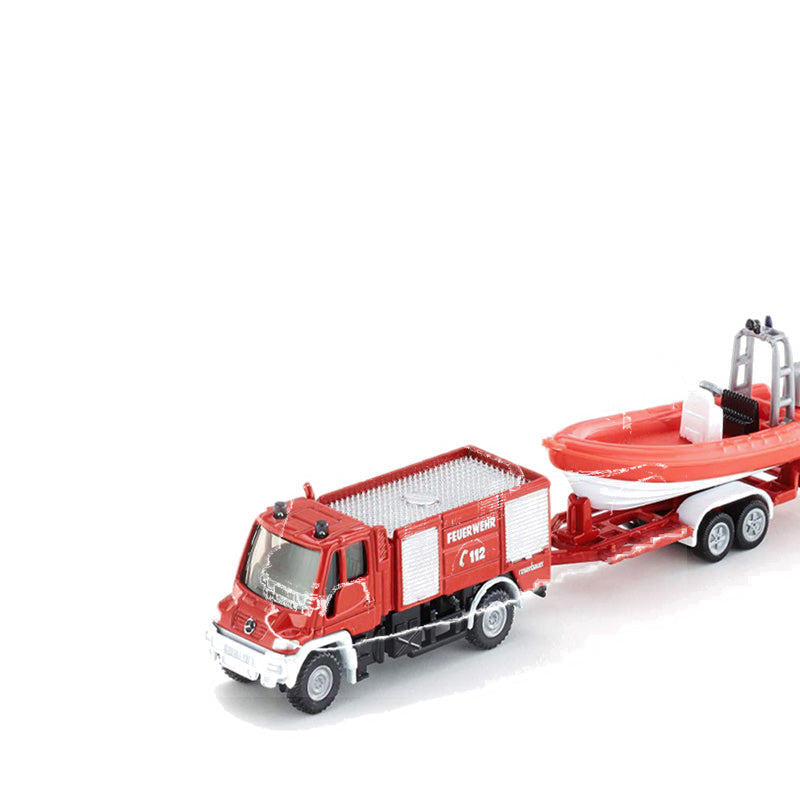 SIKU FIRE ENGINE WITH BOAT - SIK1636