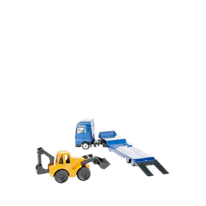 SIKU MAN TRUCK WITH BACKHOE LOADER - SIK1761