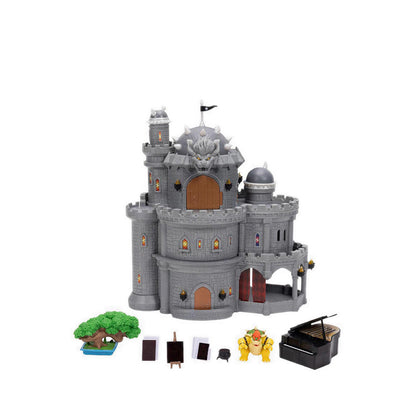 The Super Mario Galaxy Movie – Deluxe Bowser Castle Playset with 1.5” Bowser Figure, Piano, Bonsai T - SM8432254
