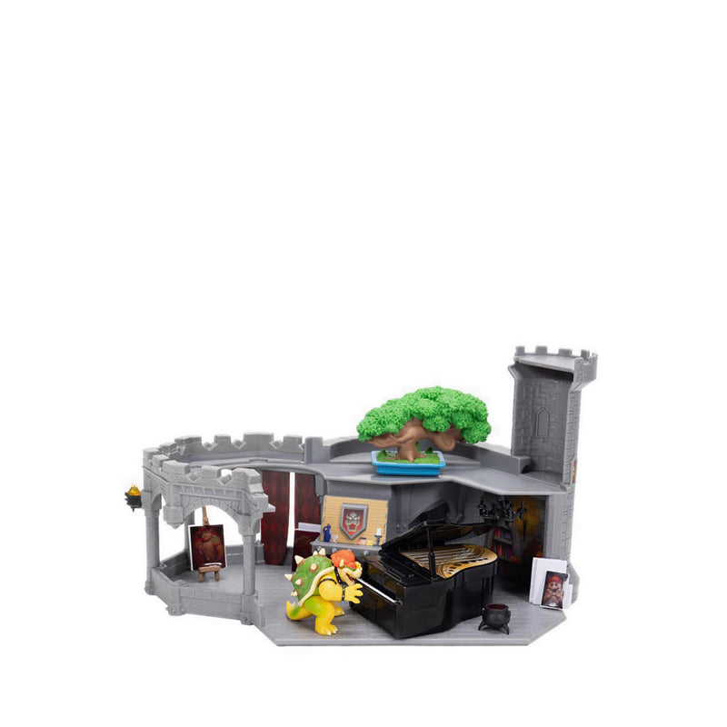 The Super Mario Galaxy Movie – Deluxe Bowser Castle Playset with 1.5” Bowser Figure, Piano, Bonsai T - SM8432254