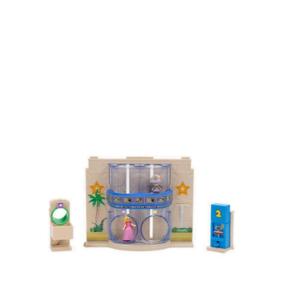 The Super Mario Galaxy Movie – Gateway Galaxy Diorama Set with 1.5” Princess Peach and Exclusive Cap - SM8432274
