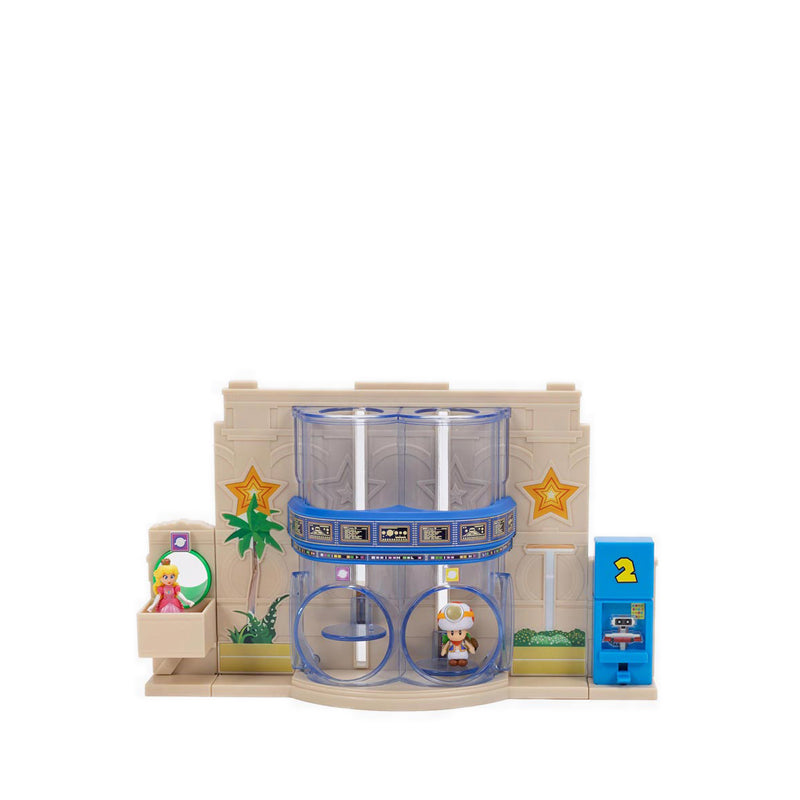 The Super Mario Galaxy Movie – Gateway Galaxy Diorama Set with 1.5” Princess Peach and Exclusive Cap - SM8432274