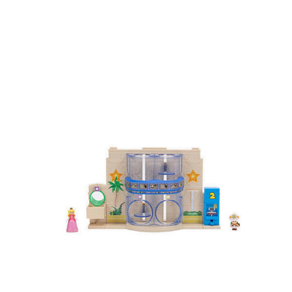 The Super Mario Galaxy Movie – Gateway Galaxy Diorama Set with 1.5” Princess Peach and Exclusive Cap - SM8432274