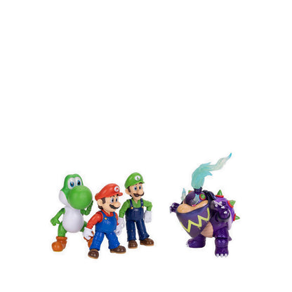 The Super Mario Galaxy Movie - 5” Figure Multi-Pack – Mario, Yoshi and exclusive Wonder Bowser Jr. a - SM8432304