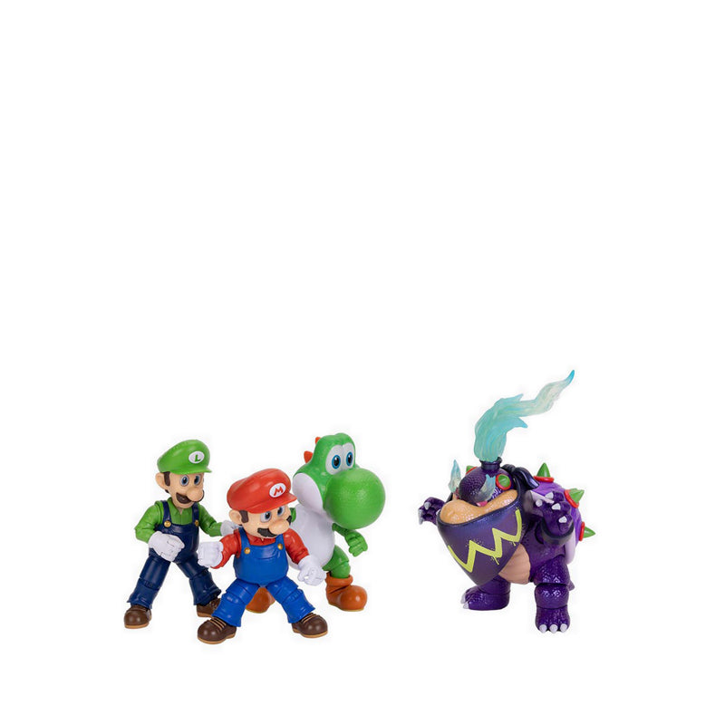 The Super Mario Galaxy Movie - 5” Figure Multi-Pack – Mario, Yoshi and exclusive Wonder Bowser Jr. a - SM8432304