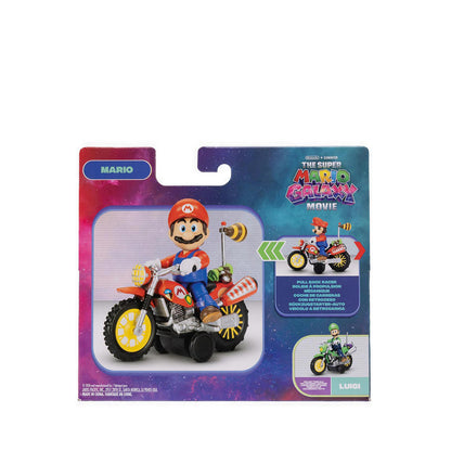 The Super Mario Galaxy Movie – 2.5” Figure with Pull Back Motorcycle – Mario - SM843233