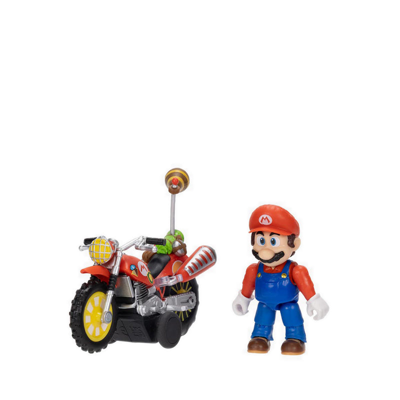 The Super Mario Galaxy Movie – 2.5” Figure with Pull Back Motorcycle – Mario - SM843233