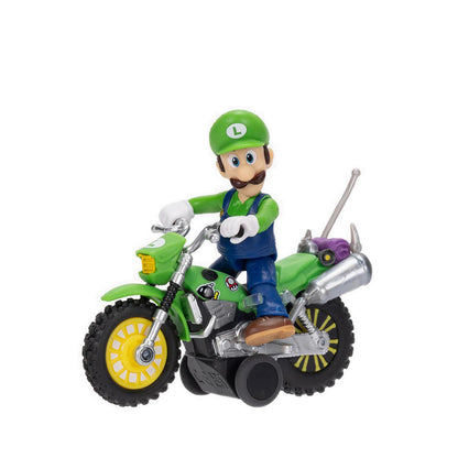 The Super Mario Galaxy Movie – 2.5” Figure with Pull Back Motorcycle – Luigi - SM843234