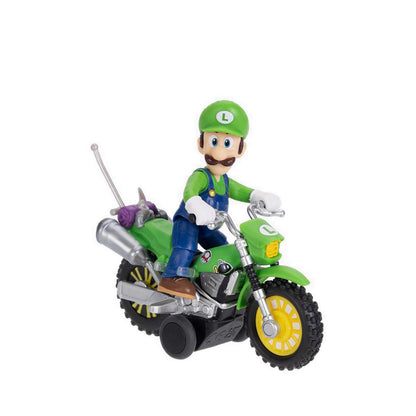 The Super Mario Galaxy Movie – 2.5” Figure with Pull Back Motorcycle – Luigi - SM843234