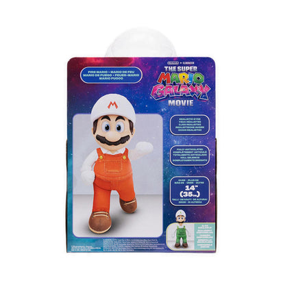 The Super Mario Galaxy Movie – 15" Posable Plush – Fire Mario - SM8432364