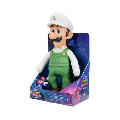 The Super Mario Galaxy Movie – 15" Posable Plush – Fire Luigi - SM8432374