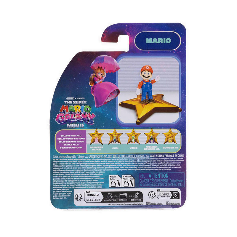 The Super Mario Galaxy Movie – 1.5” Figure with Star Accessory – Mario - SM843244