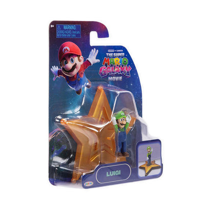 The Super Mario Galaxy Movie – 1.5” Figure with Star Accessory – Luigi - SM843245