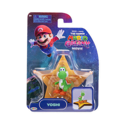 The Super Mario Galaxy Movie – 1.5” Figure with Basic Accessory – Yoshi - SM843246