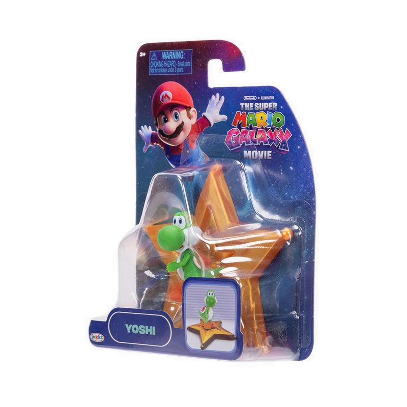 The Super Mario Galaxy Movie – 1.5” Figure with Basic Accessory – Yoshi - SM843246