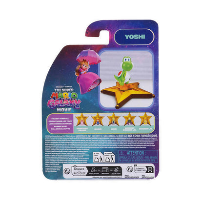 The Super Mario Galaxy Movie – 1.5” Figure with Basic Accessory – Yoshi - SM843246
