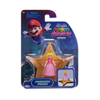 The Super Mario Galaxy Movie – 1.5” Figure with Star Accessory – Princess Peach - SM843247