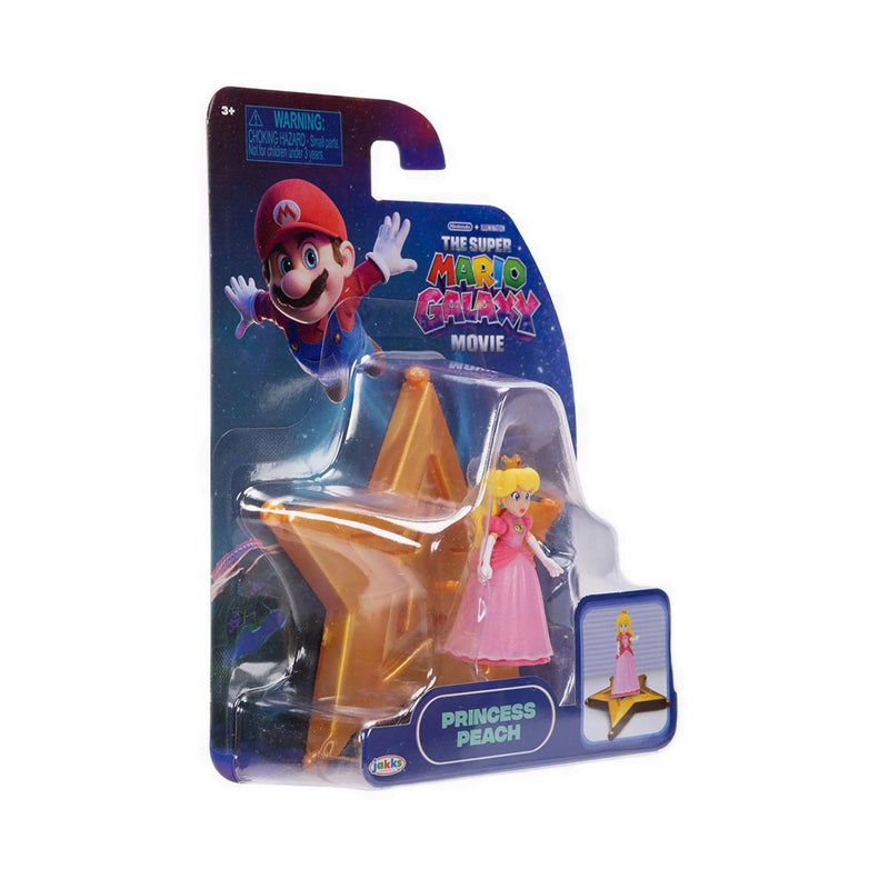 The Super Mario Galaxy Movie – 1.5” Figure with Star Accessory – Princess Peach - SM843247