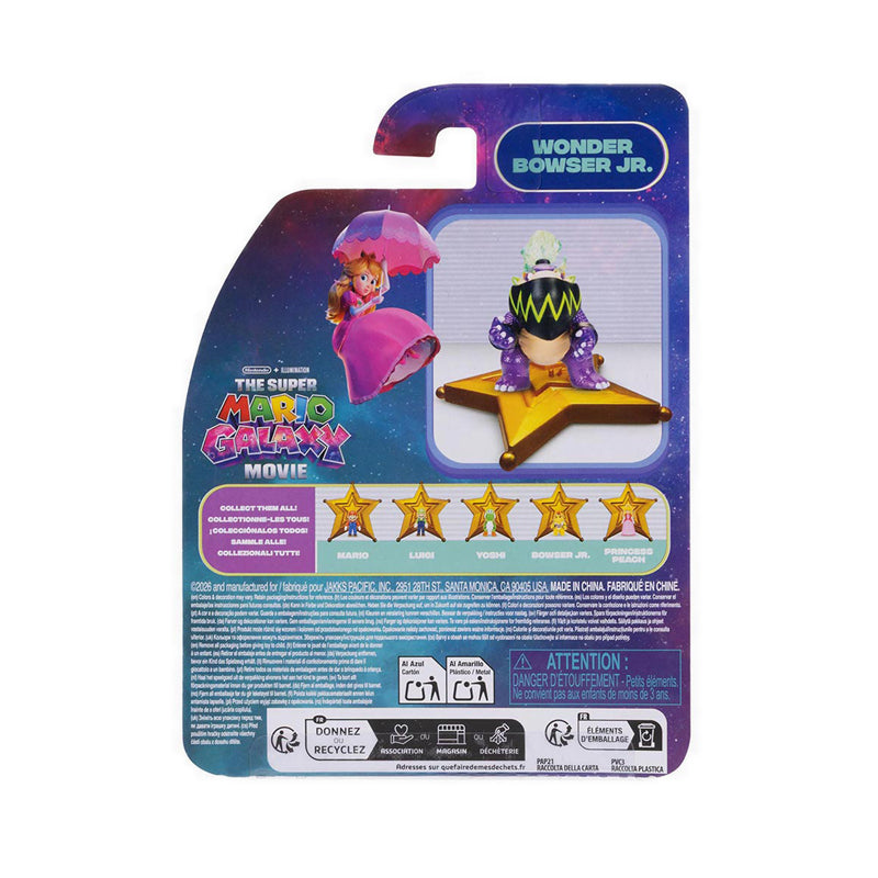 The Super Mario Galaxy Movie – 1.5” Figure with Star Accessory – Wonder Bowser Jr. - SM843249